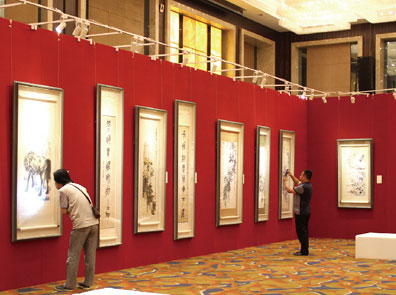 提供北京无缝展板展览搭建租赁服务